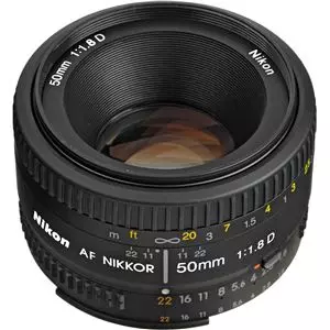 Nikon Lens 50mm f/1.8 D AF עדשה ניקון - יבואן רשמי