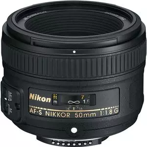 Nikon Lens 50mm f/1.8 G AF-S עדשה ניקון - יבואן רשמי